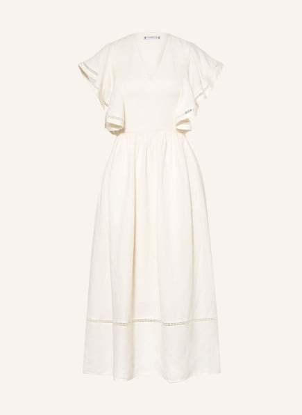 TOMMY HILFIGER Kleid mit Leinen und Volants