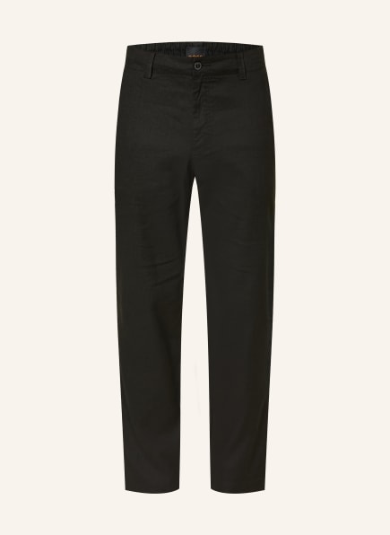 BOSS Pantalon en lin SANDERSON Coupe classique