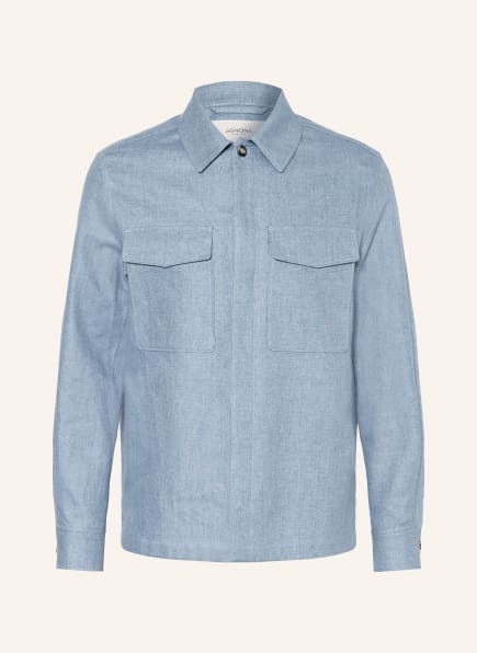 AGNONA Linen overjacket in denim look