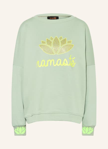 miss goodlife Sweatshirt mit Schmucksteinen
