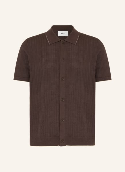 NN.07 Bluzka z dzianiny NALO Regular Fit