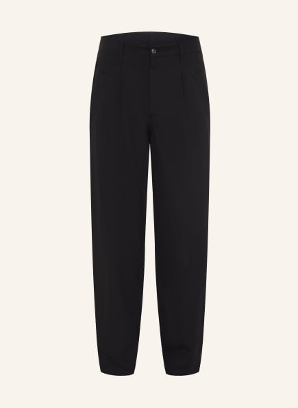 GIORGIO ARMANI Kostymbyxor i silke med normal passform