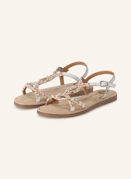 GIOSEPPO Sandalen BARAGOI mit Schmuckperlen