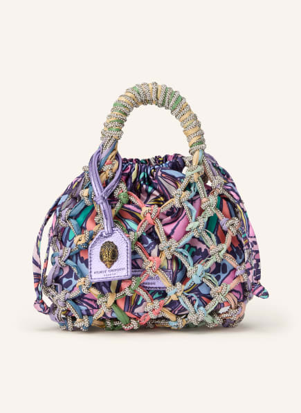 KURT GEIGER Beuteltasche MACRAME CRYSTAL mit Schmucksteinen