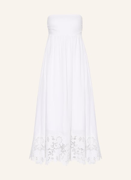 Max Mara STUDIO Off-Shoulder-Kleid SCENA aus Leinen mit Lochspitze