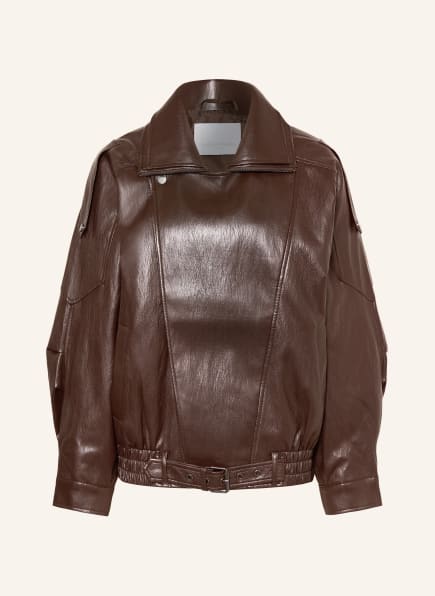 LeGer Studio Bikerjacke JESSA in Lederoptik