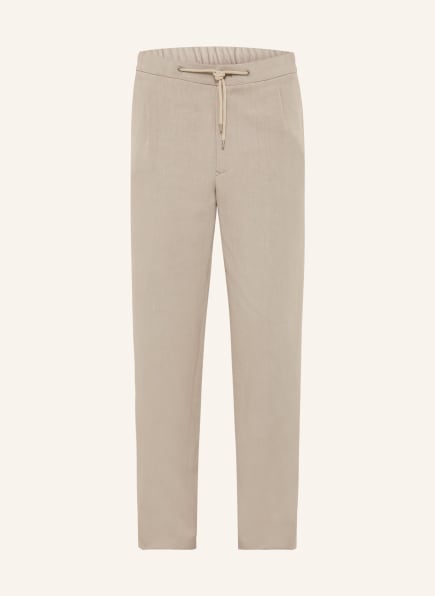 GIORGIO ARMANI Regular fit pantalon van linnen