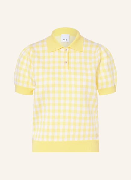 ALLUDE Strick-Poloshirt mit Cashmere
