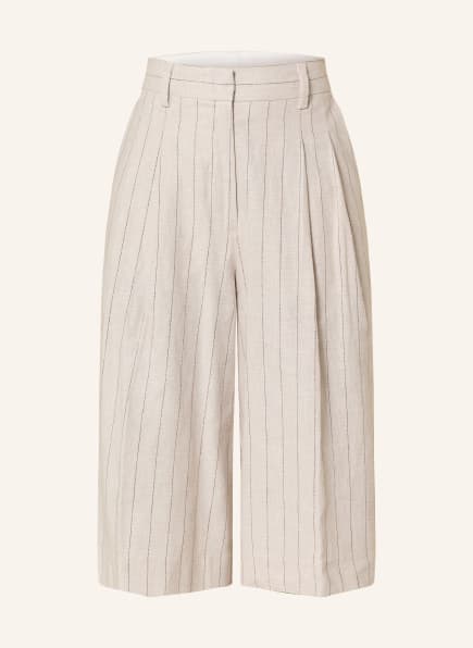 SELECTED Bermuda shorts with linen