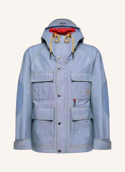 MONCLER GRENOBLE Veste de campagne AJACCIO effet denim