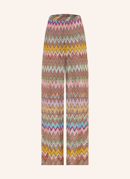 MISSONI Knitted pants with glitter yarn