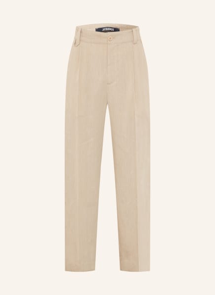 JACQUEMUS Kalhoty LE PANTALON CROISIERE, regular fit, z lnu