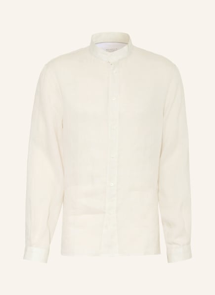 BRUNELLO CUCINELLI Leinenhemd Easy Fit mit Stehkragen