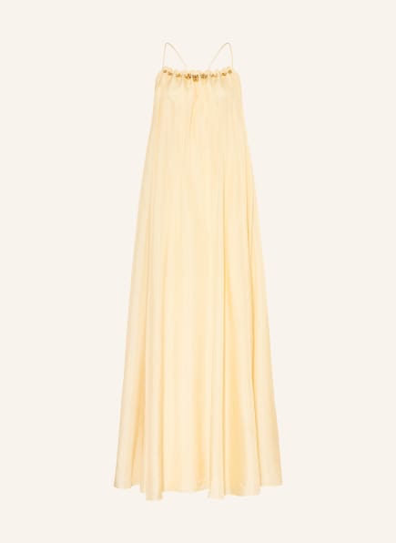 ZIMMERMANN Seidenkleid ASTER GATHERED BEAD mit Schmucksteinen