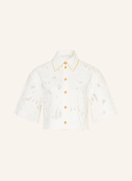 ZIMMERMANN Hemdbluse aus Lochspitze