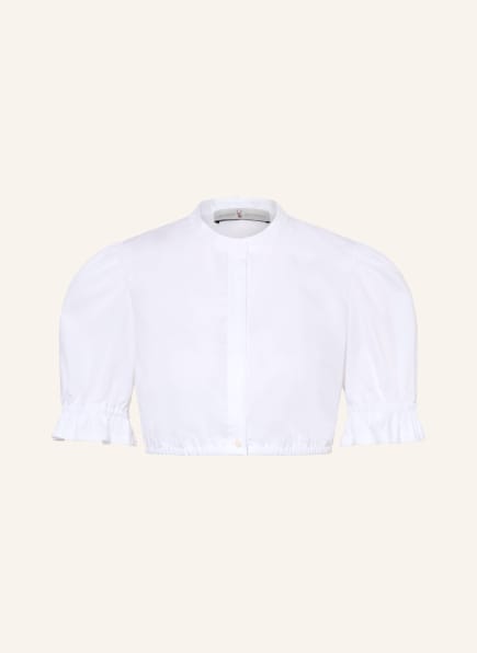 Johann & Johanna Dirndlbluse mit Spitze und Rüschen