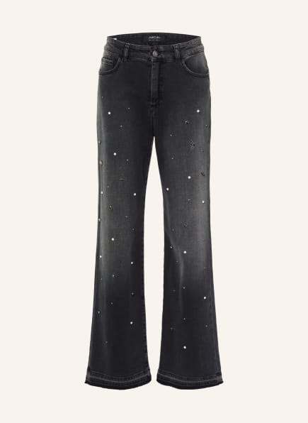 MARC CAIN WIGAN Wide-Leg jeans with Rhinestones and Beads