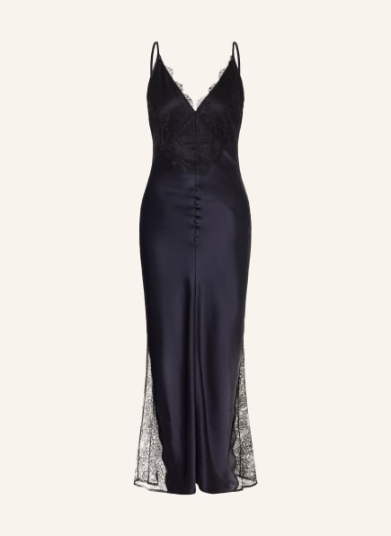 ANINE BING JUDY satin dress with lace