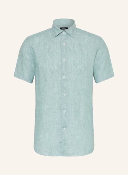 REISS Kurzarm-Hemd HOLIDAY Slim Fit aus Leinen