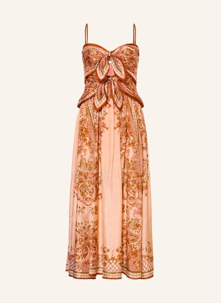 ZIMMERMANN Seidenkleid ASTER mit Cut-outs