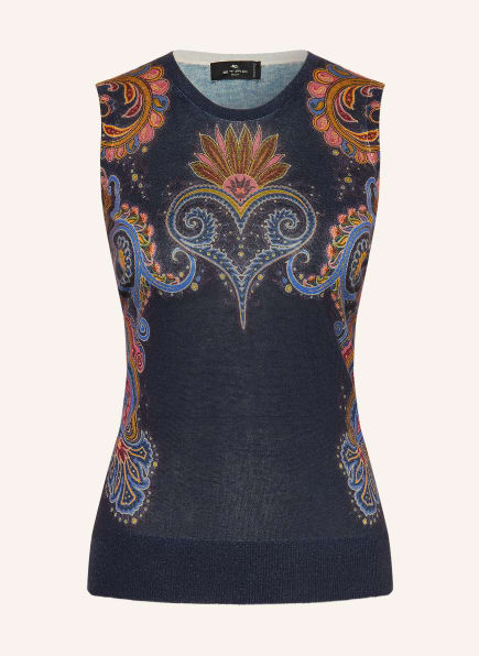 ETRO Haut en maille avec de la soie et du cachemire
