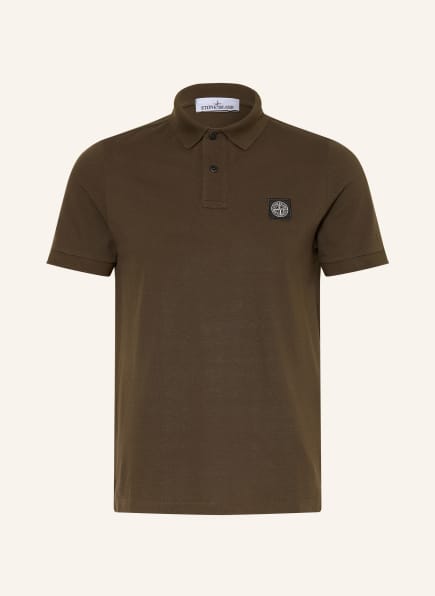 STONE ISLAND Slim-Fit Piqué polo shirt