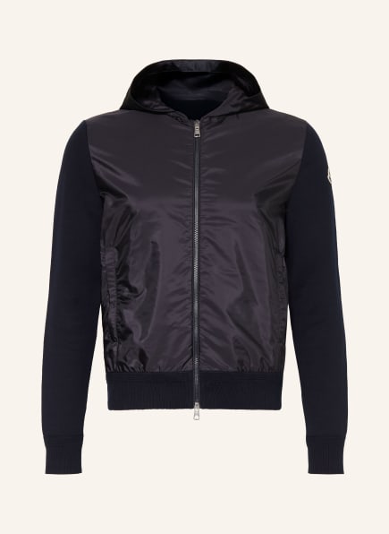 MONCLER Strickjacke im Materialmix