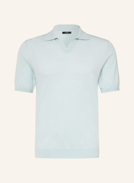 REISS DUCHIE Knit polo shirt made of merino wool