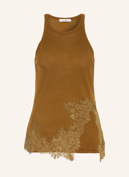 DOROTHEE SCHUMACHER Top PURE SLEEKNESS mit Spitze