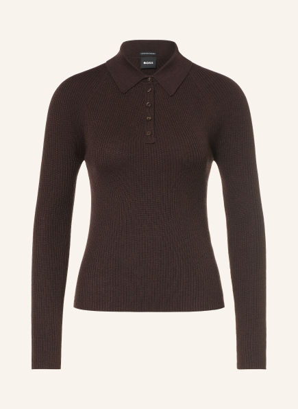 BOSS Knit polo shirt FAELINA