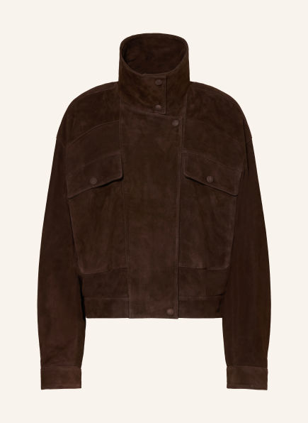 NOUR HAMMOUR Lederjacke QUINCY