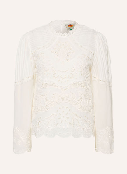 FARM RIO Shirt blouse with openwork lace