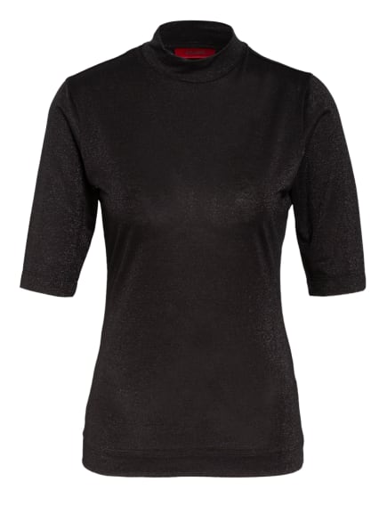 HUGO T-Shirt DASIRI, Farbe: SCHWARZ/ SILBER (Bild 1)