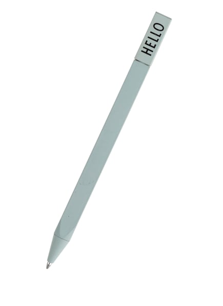 DESIGN LETTERS Długopis obrotowy, Kolor: JASNOCZARY (Obrazek 1)