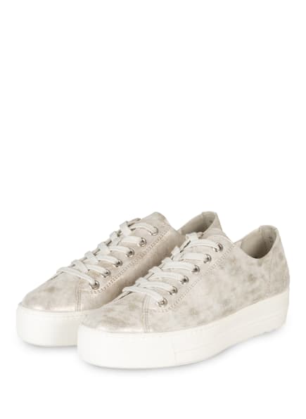 plateau sneaker silber