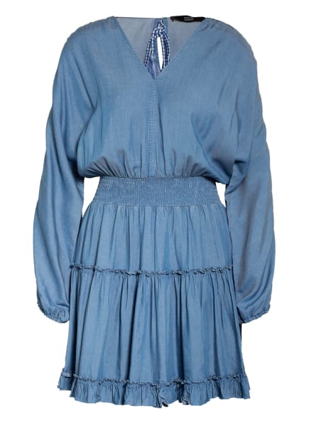 STEFFEN SCHRAUT Kleid mit Rüschenbesatz, Farbe: HELLBLAU (Bild 1)