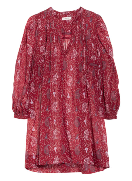 ISABEL MARANT ÉTOILE Kleid VIRGINIE    , Farbe: DUNKELROT/ ROSA/ DUNKELBRAUN (Bild 1)