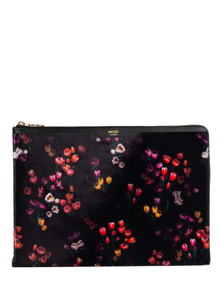 WOUF Laptop sleeve TULPS, Color: BLACK/ RED/ YELLOW (Image 1)