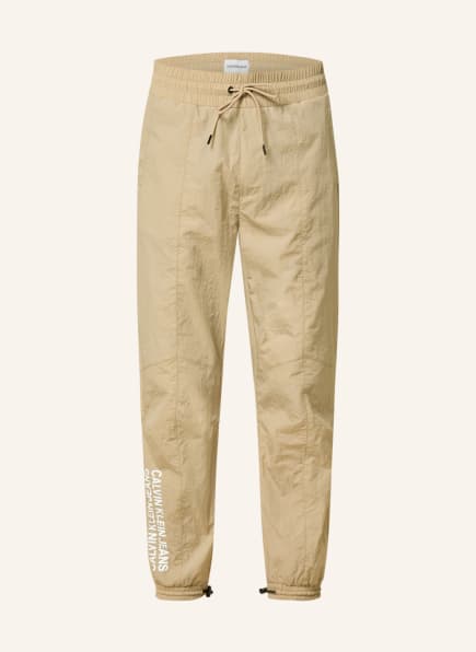 Calvin Klein Jeans Hose im Jogging-Stil, Farbe: BEIGE (Bild 1)