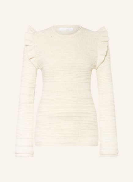 Chloé Pullover mit Cashmere , Farbe: ECRU (Bild 1)