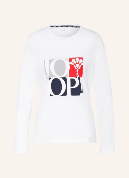 JOOP! Lounge-Shirt, Farbe: WEISS/ DUNKELBLAU/ ROT (Bild 1)