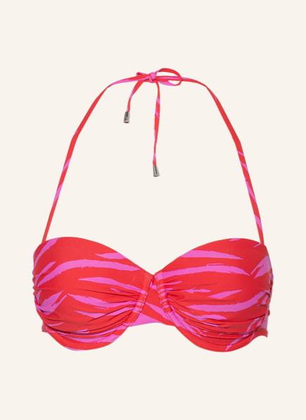 SEAFOLLY Bügel-Bikini-Top SKIN DEEP, Farbe: ROT/ PINK (Bild 1)