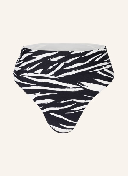 SEAFOLLY High-Waist-Bikini-Hose SKIN DEEP, Farbe: SCHWARZ/ ECRU (Bild 1)