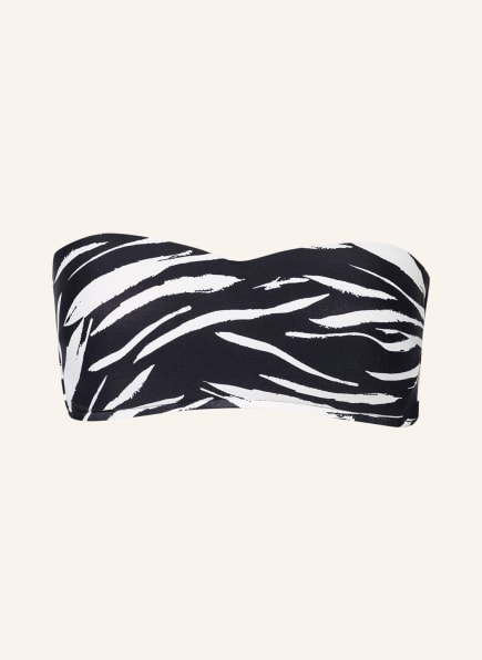 SEAFOLLY Bandeau-Bikini-Top SKIN DEEP, Farbe: SCHWARZ/ ECRU (Bild 1)