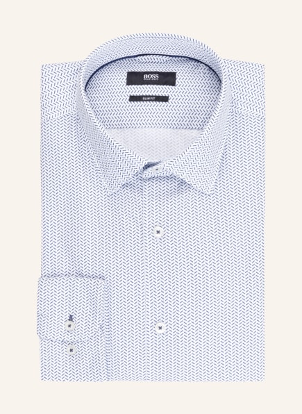 BOSS Hemd HANK Slim Fit, Farbe: WEISS/ BLAU (Bild 1)