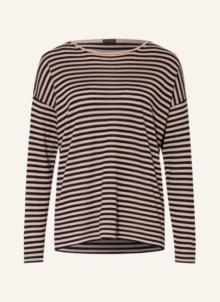 IRIS von ARNIM Cashmere-Pullover LEONORE mit Seide, Farbe: DUNKELBLAU/ NUDE (Bild 1)