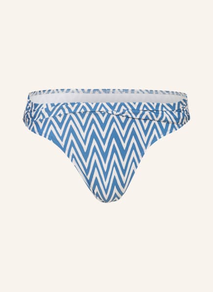 watercult Basic bikini bottoms SEASIDE VACAY, Color: BLUE/ ECRU (Image 1)