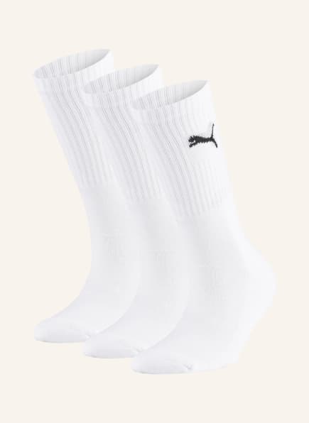 PUMA 3-pack socks, Color: 300 WHITE (Image 1)