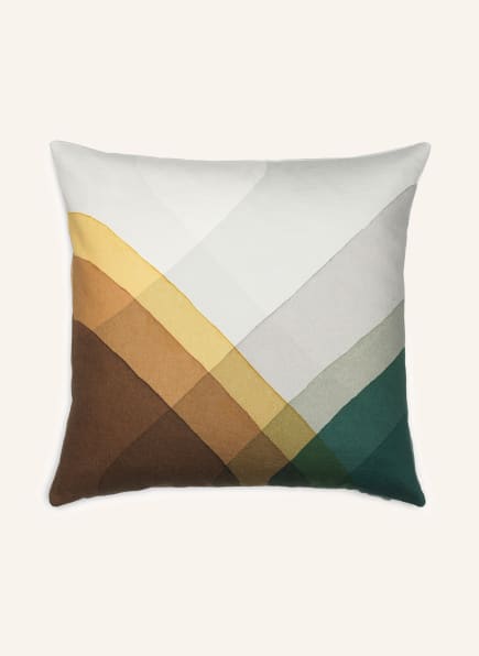 vitra Decorative cushion HERRINGBONE with down filling, Color: GREEN/ MINT/ BROWN (Image 1)
