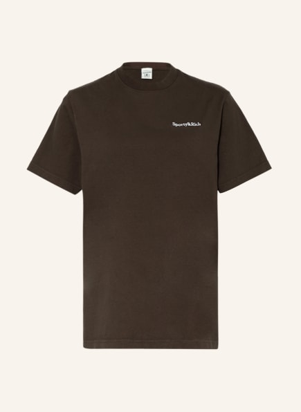 SPORTY & RICH T-Shirt, Farbe: DUNKELBRAUN (Bild 1)